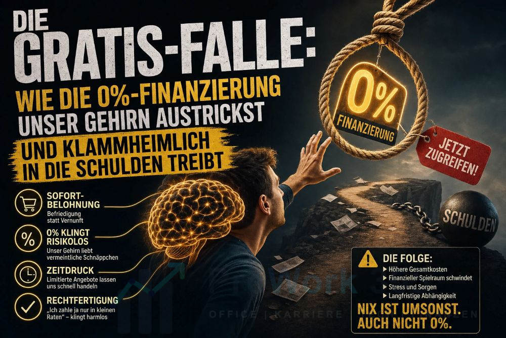 Wie die 0%-Finanzierung unser Gehirn austrickst und uns in die Schulden treibt Wie die 0%-Finanzierung unser Gehirn austrickst und uns in die Schulden treibt