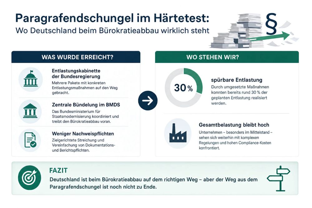 Bürokratieabbau in Deutschland Bürokratieabbau in Deutschland