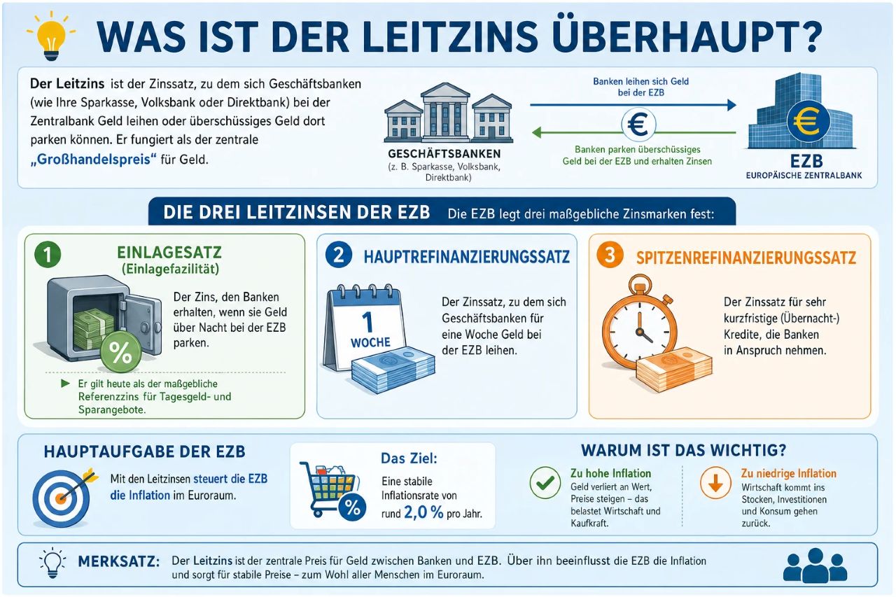 Den Leitzins verstehen