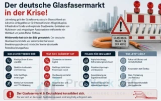 Der deutsche Glasfasermarkt in der Krise