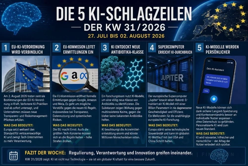 Die 5 Top KI-Schlagzeilen der KW 31-2026