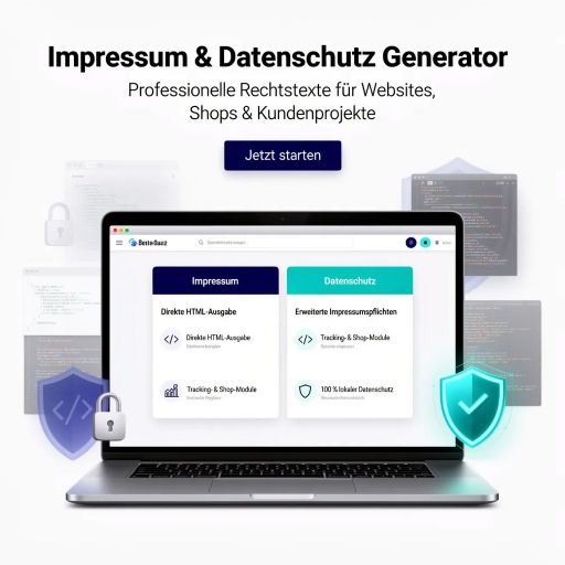 Impressum Datenschutz Generator