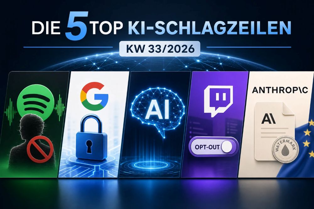 Die 5 Top KI-Schlagzeilen der KW 31-2026