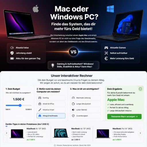 Mac oder Windows PC Mac oder Windows PC