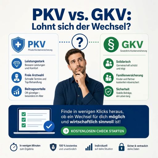 PKV oder GKV Der Wechsel-Check