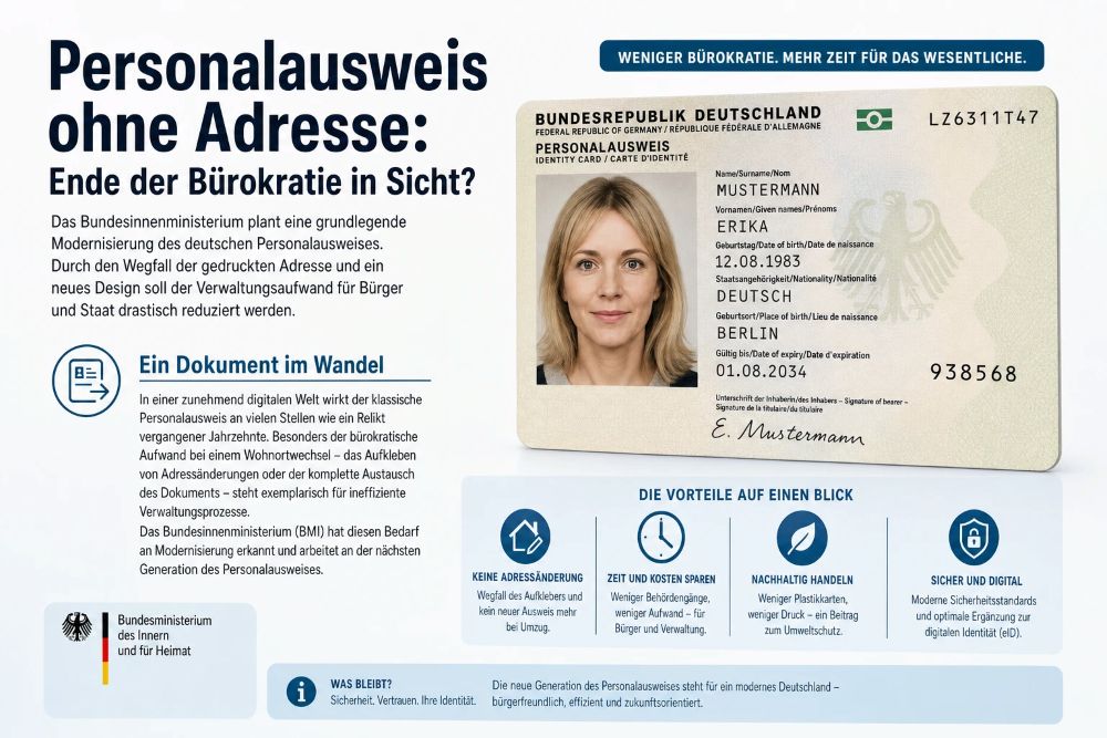 Personalausweis ohne Adresse Personalausweis ohne Adresse