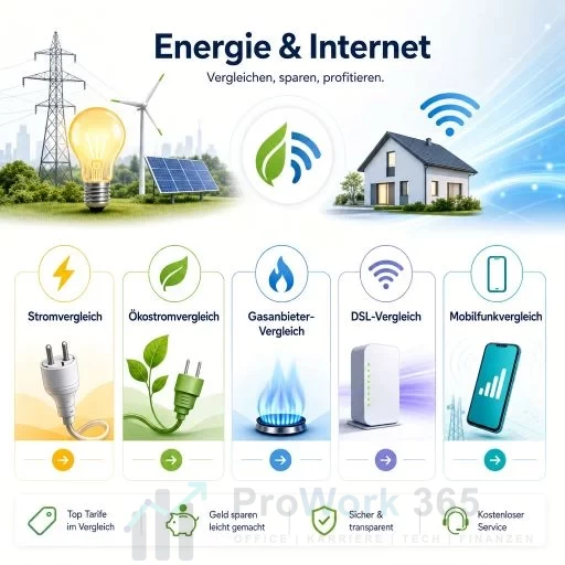 ProWork 365-Energie & Internet-Vergleichsrechner