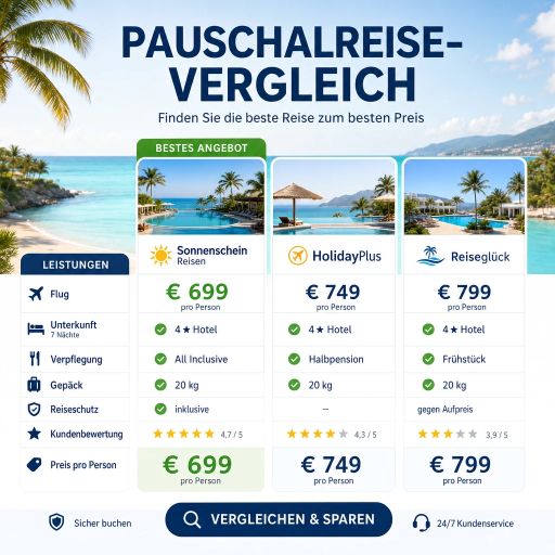 ProWork 365 – Pauschalreise-Vergleichsrechner ProWork 365 - Pauschalreise-Vergleichsrechner
