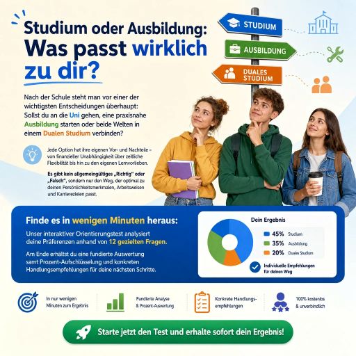 Studium oder Ausbildung