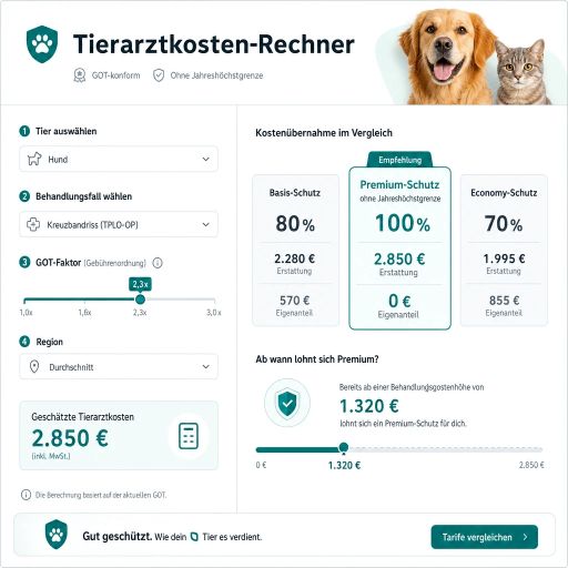 Tierarztkosten-Rechner