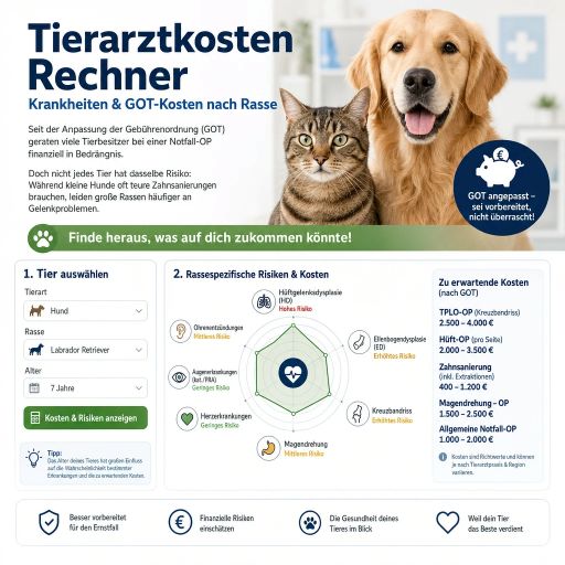 Tierkranken-Kostenrechner