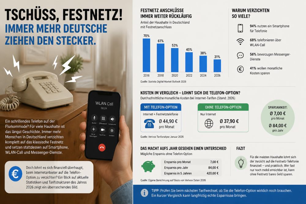 Tschüss, Festnetz!