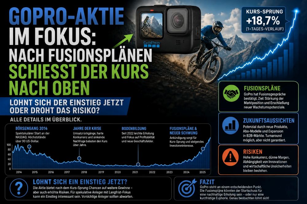 GoPro-Aktie vor dem Durchbruch GoPro-Aktie vor dem Durchbruch