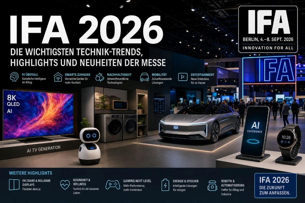 IFA 2026: Die wichtigsten Technik-Trends, Highlights und Neuheiten der Messe 19 IFA 2026 Die wichtigsten Technik-Trends