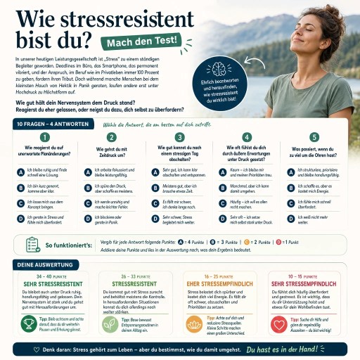 Persönlichkeits-Tests 14 Stressresistenz-Test