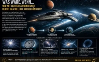 Was wäre wenn… wir mit Lichtgeschwindigkeit reisen könnten? 6 Was wäre wenn… wir mit Lichtgeschwindigkeit reisen könnten